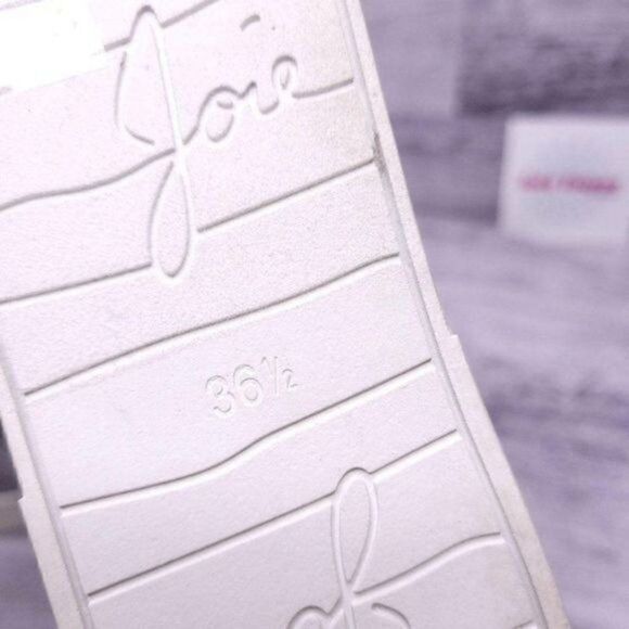 Joie Diata Low Top Satin Sneaker Gray Silver sz 36.5 Women's sz 6.5 NEW - Picture 8 of 10